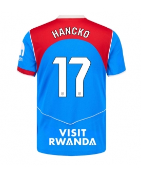 Billige Fotballdrakt Atletico Madrid David Hancko #17 Replika Tredjedrakt 2025-26 Kortermet Billige Fotballdrakt Atletico Madrid David Hancko #17 Replika Tredjedrakt 2025-26 Kortermet